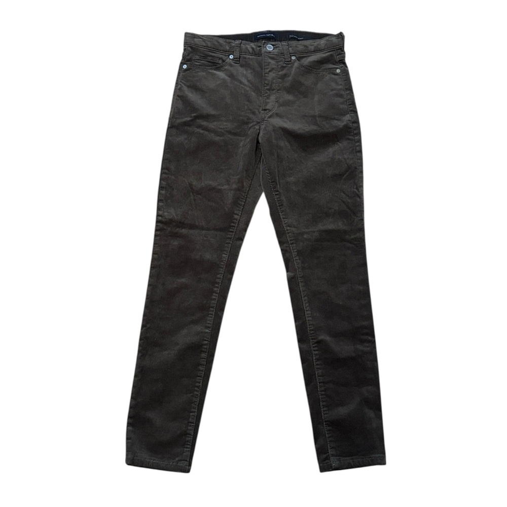 Banana Republic Brown Corduroy High Rise Skinny‎ Pants Modal Blend Size 27